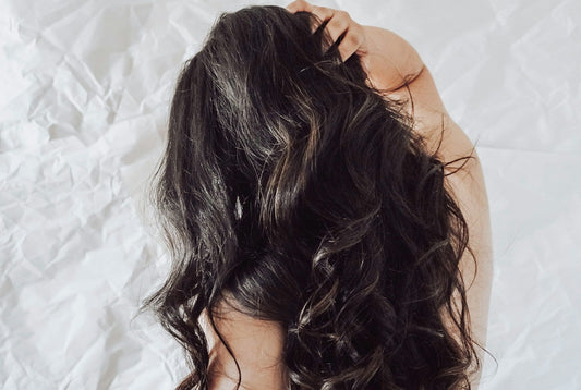 woman with thick hair