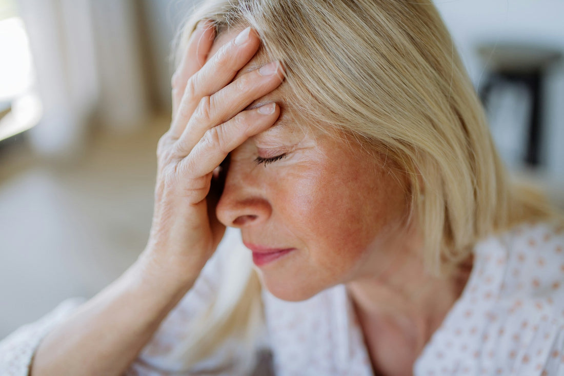 woman with menopause