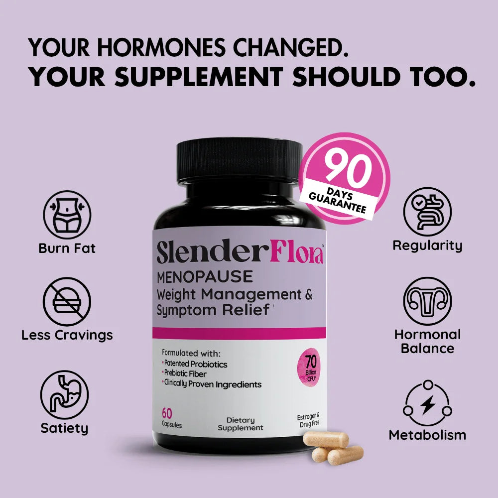 SlenderFlora Menopause Formula (60 Capsules)