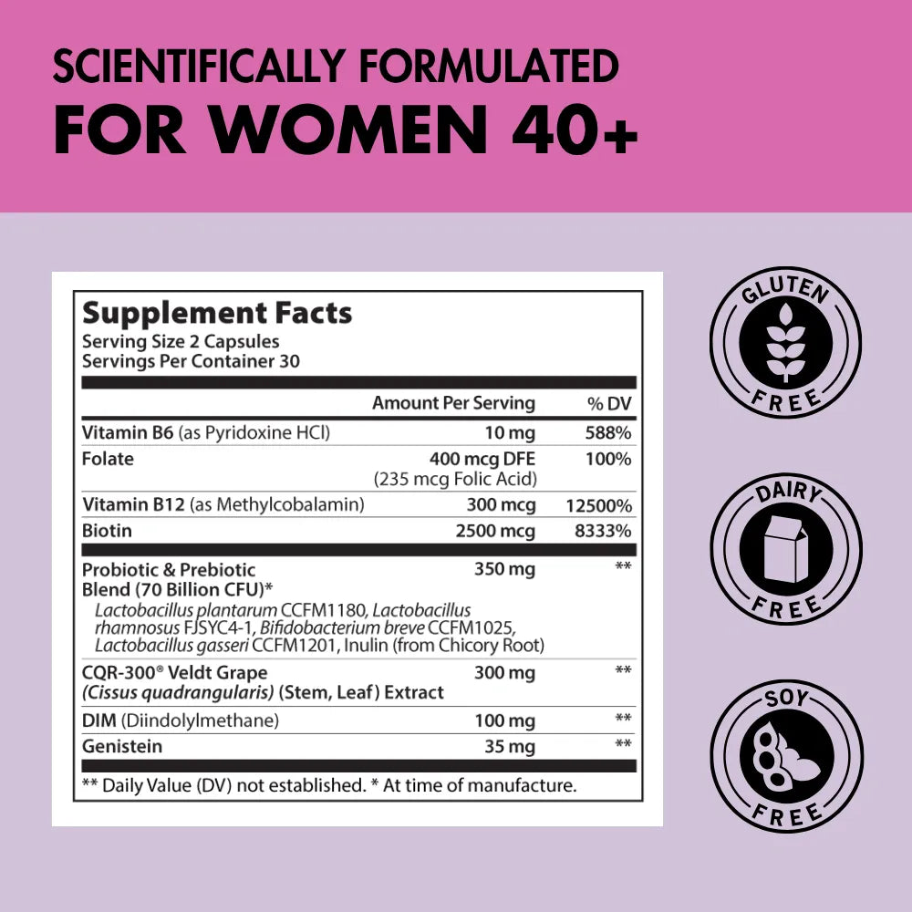 SlenderFlora Menopause Formula (60 Capsules)