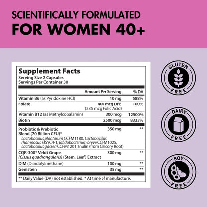 SlenderFlora Menopause Formula (60 Capsules)